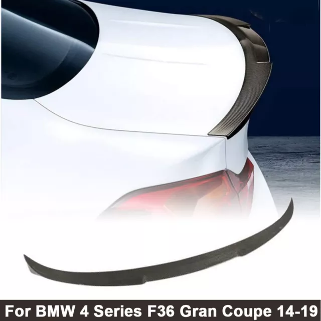 4 Series - F36 Gran Coupe: Pre-preg Dry Carbon Fibre CS Style Spoiler 14-20