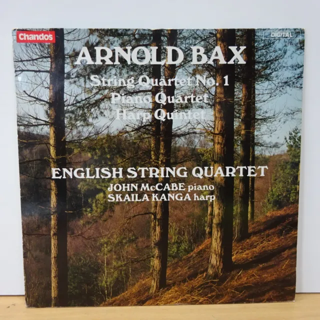 ABRD 1113 BAX Piano Quartet no 1 ENGLISH SQ JOHN MCABE CHANDOS STEREO LP EX+