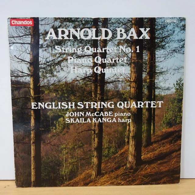 ABRD 1113 BAX Piano Quartet no 1 ENGLISH SQ JOHN MCABE CHANDOS STEREO LP EX+