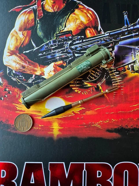 THREEZERO JOHN RAMBO First Blood Part II M72 LAW Launcher loose 1/6th ...