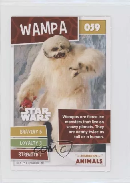 2021 Sainsbury's Disney Heroes on A Mission Wampa #059 0cp0