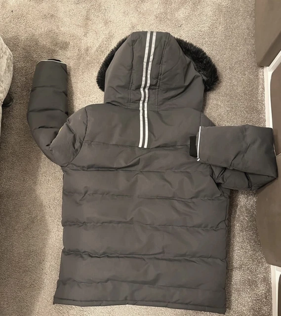 ZAVETTI CANADA JUNIOR Oshawa 3.0 Padded Parka Coat Grey Boys Size XL