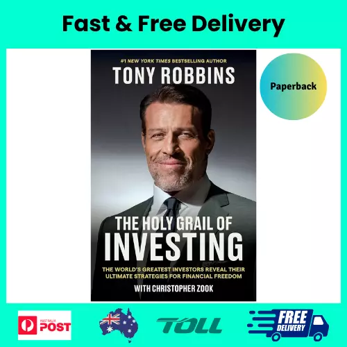 NEW The Holy Grail of Investing By Tony Robbins Paperback Book Free Shipping AU