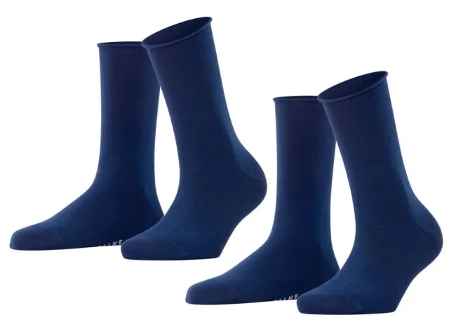 Falke Womens Happy 2-Pack Socks - Blue