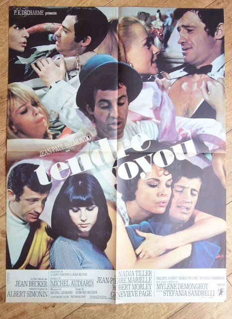 TENDRE VOYOU Jean Paul Belmondo affiche cinema originale 80x60 cm '66