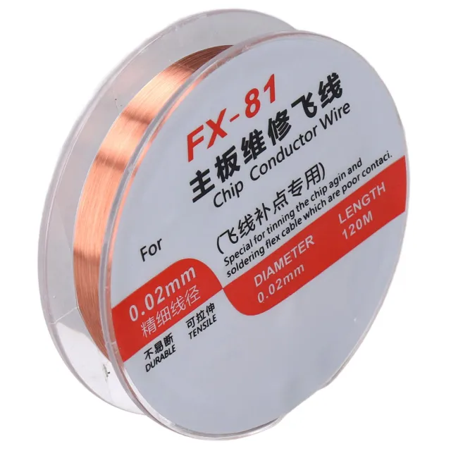 High Electrical Conductivity Insulation Copper Winding Wire FX 81 0.02mm Dia
