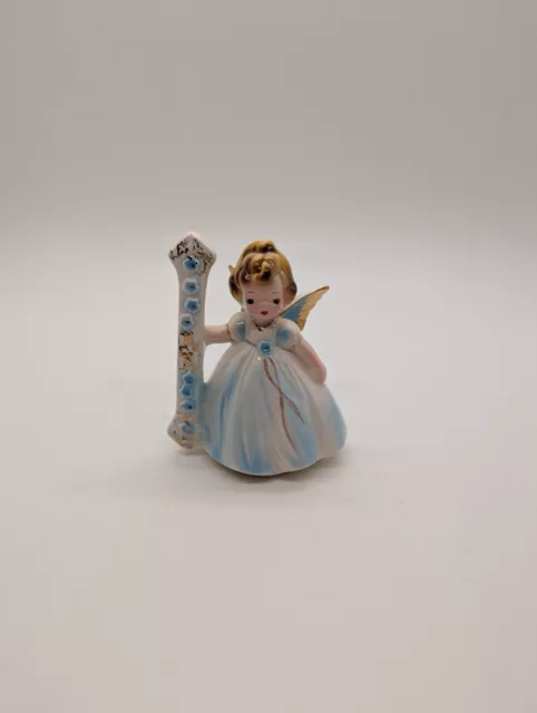 Vintage Josef Originals Birthday Girl Angel Figurine Age One 1