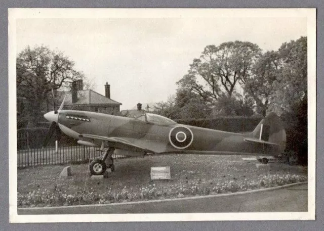Supermarine Spitfire Vintage Photo Royal Air Force Raf