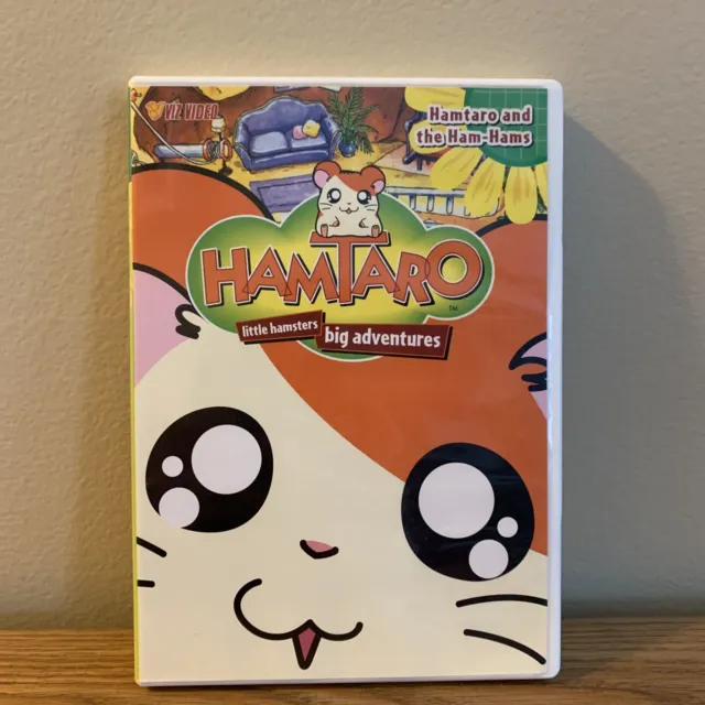 Hamtaro Vol. 1: Hamtaro and the Ham-Hams (DVD, 2002) W/ Insert.  Viz Video Rare