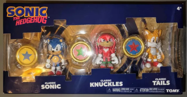 Sonic 3 Collector 16-bit Figure Pack 3pk