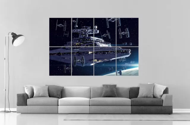 Star Wars Destroyer Art Plakat Groß Format A0 Groß Druck