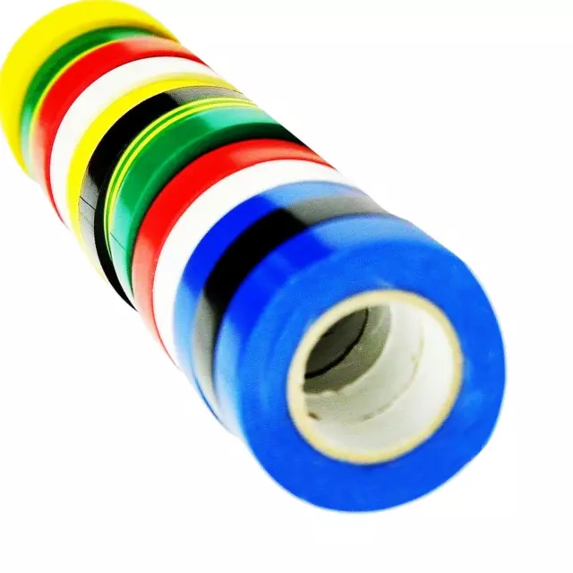PVC Electrical Insulation Tape Insulating Flame Retardant Multi-color Rolls