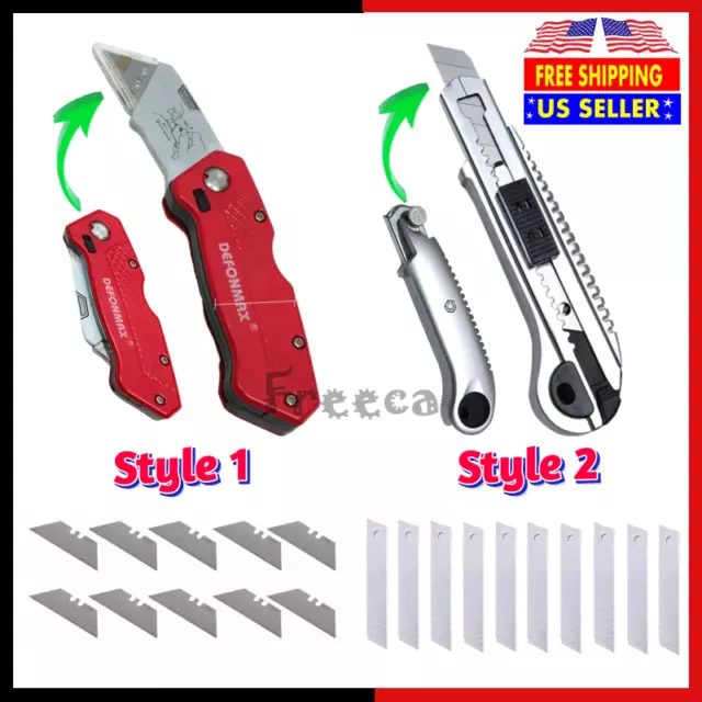 UTILITY KNIFE, TACKLIFE UKW03 Box Cutter - Folding Pocket Utility Knife  with 5 E $14.99 - PicClick