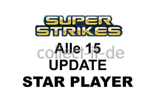 Panini Super Strikes UPDATE - UEFA CL 09/10  - Alle 15 Star Player