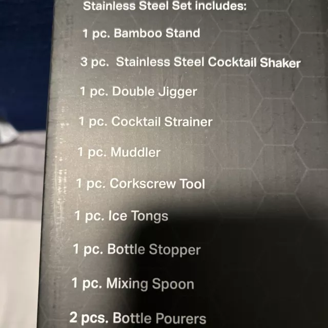 Cocktail Shaket Set-Lucky Street- 16 Piece Set Free Shipping &  Handling 2