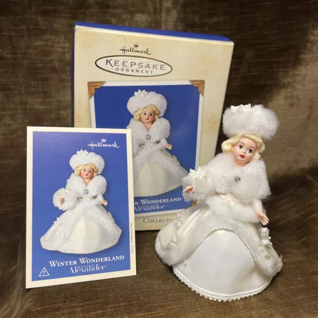 Hallmark 2002 Madame Alexander Winter Wonderland Keepsake Ornament,7th In Series