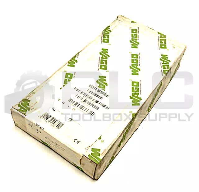 New Sealed Box Of 100 Wago 280-653 3-Conductor Through Terminal Block