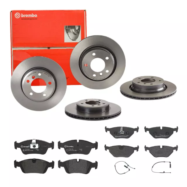 Brembo Bremsscheiben 294 + Bremsbeläge Vorn & Hinten Für Bmw 3 E46 3 Touring E46