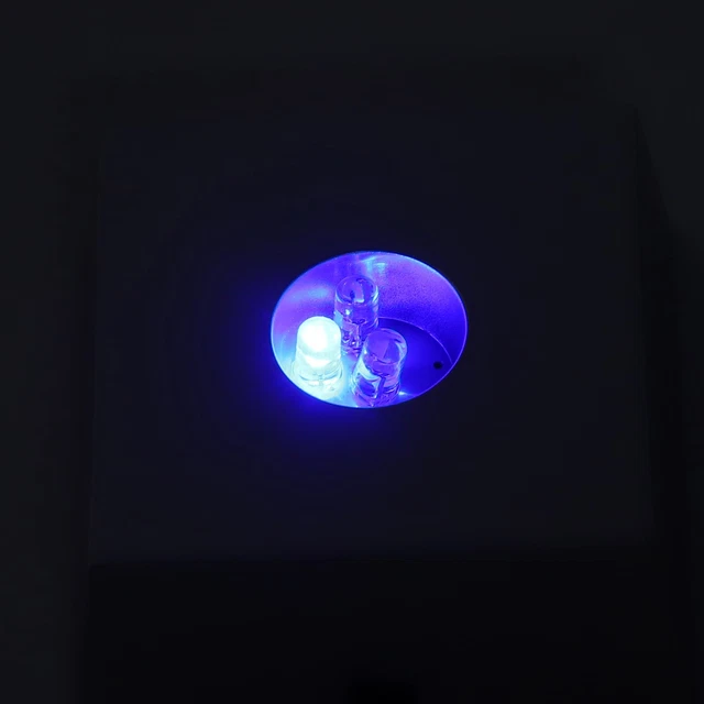 SMALL TRAPEZOID CRYSTAL Tower Light Base 7 Color Changing Lamp £6.91 ...