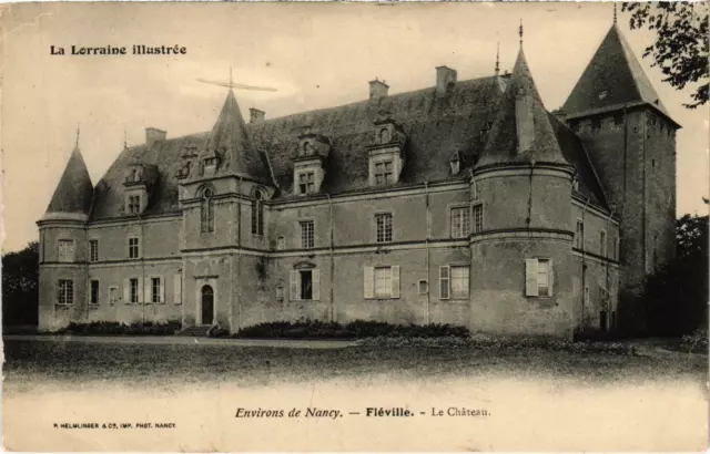 CPA Env. by NANCY FLÉVILLE Le Chateau MURTHE and MOSELLE (101917)