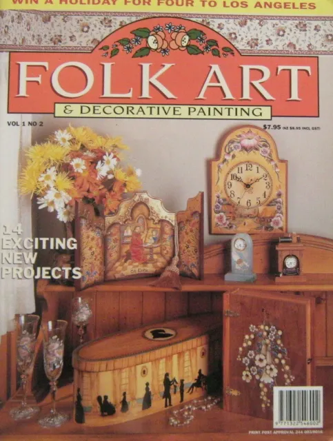 Folk Art & Decorative Painting Magazine Vol 1 No 2 - 25% Bulk Magazine Discount