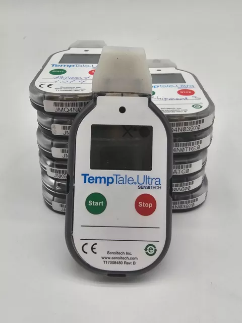 Lot of 12 - Sensitech TempTale Ultra USB Temperature Monitor / Recorders