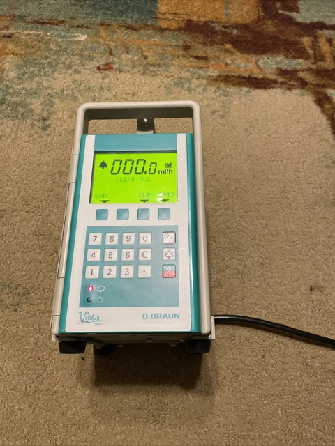 B. Braun Vista Basic Infusion Pump 637-202 as pictured working nice condition