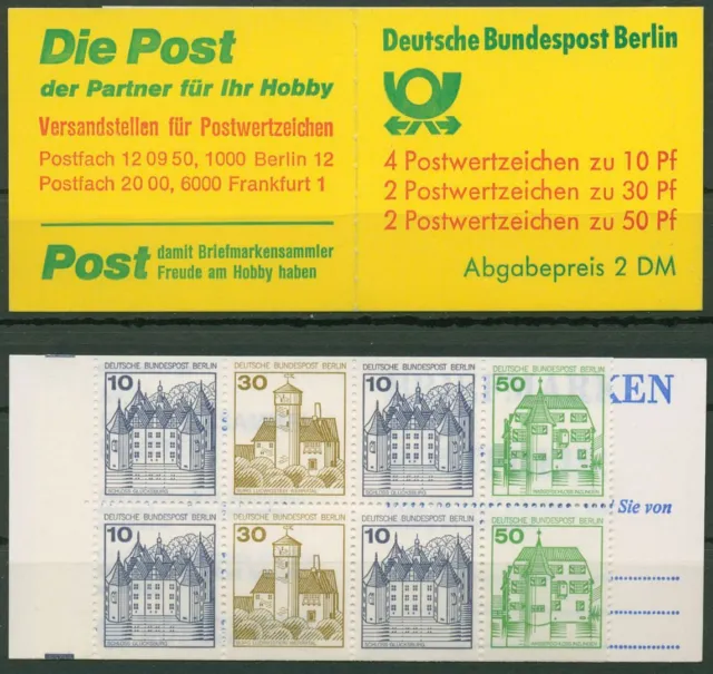 Berlin Markenheftchen 1980 Burgen und Schlösser MH 11 eb postfrisch