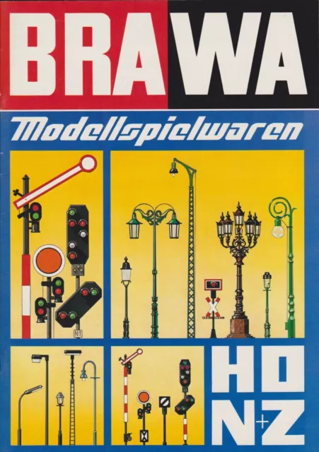 Brawa-Katalog 1981 Modellbahn Modellspielwaren H0 N 68 Seiten