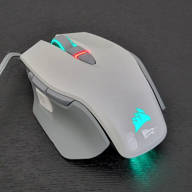 Corsair M65 RGB Elite Tunable FPS Gaming Mouse White Tested