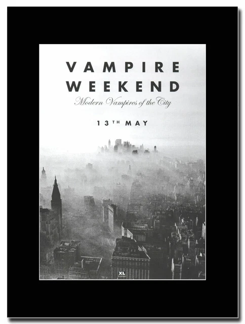 Vampire Weekend - Modern Vampires of the City - Matted Mounted Magazine Artwork