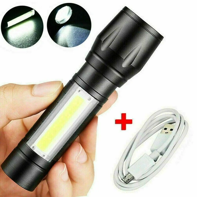 Patabit Torcia Led Ricaricabile Potente | Torcia Elettrica Led - Foto 4