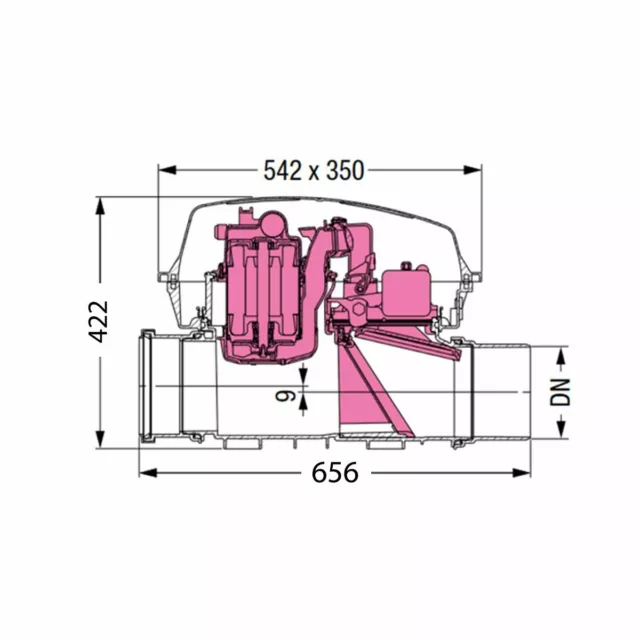 Kessel Rückstaupumpanlage Pumpfix F 24150 Komfort DN 150 2