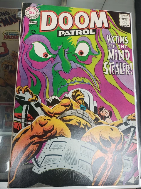 DOOM PATROL #119 NMINT DC SILVER AGE COMICS 1968 BEAST BOY Mento MADAME ROUGE