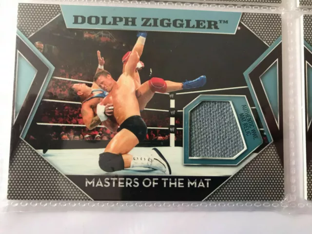 carte card wwe topps 2011 dolph ziggler relic masters of the mat neuf new