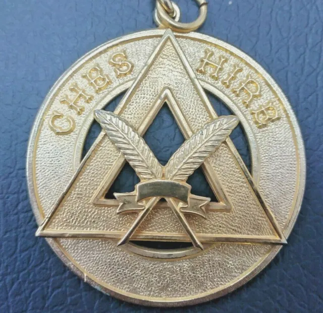 Cheshire Masonic crossed quills jewels