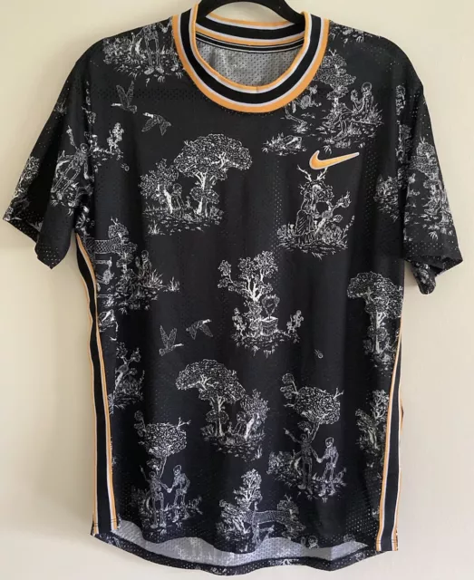 Mens Nike Court Paris Team Challenger Skeleton Tennis Top. Uk L. RARE. PRISTINE