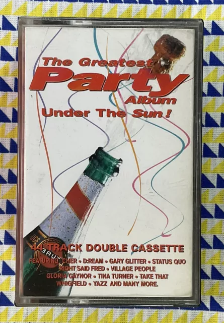 The Greatest Party Album Under The Sun! 2 x compilation Cassette Tapes, EMI 1997