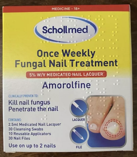 Schollmed Once Weekly Fungal Nail Treatment, 2.5ml New Sealed