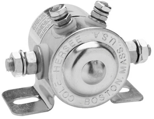Cole Hersee 24063 24V Continuous Duty Insulated SPST Solenoid. Brand New