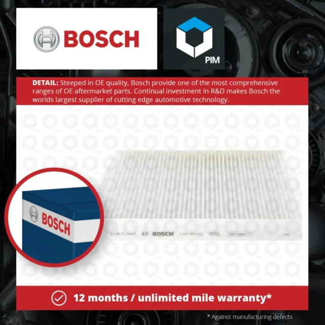 Pollen / Cabin Filter 1987435002 Bosch 6R0820367 M5002 Top Quality Guaranteed