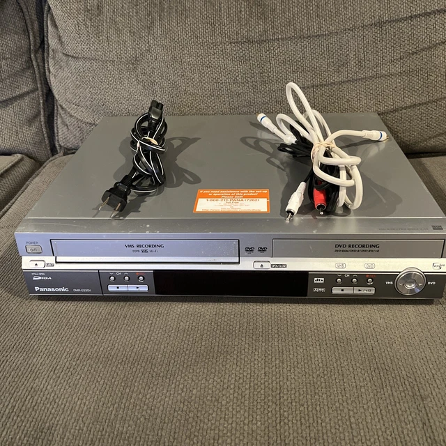 PANASONIC DMRES30V DVD/VCR Combo Recorder Convert VHS to DVD (No