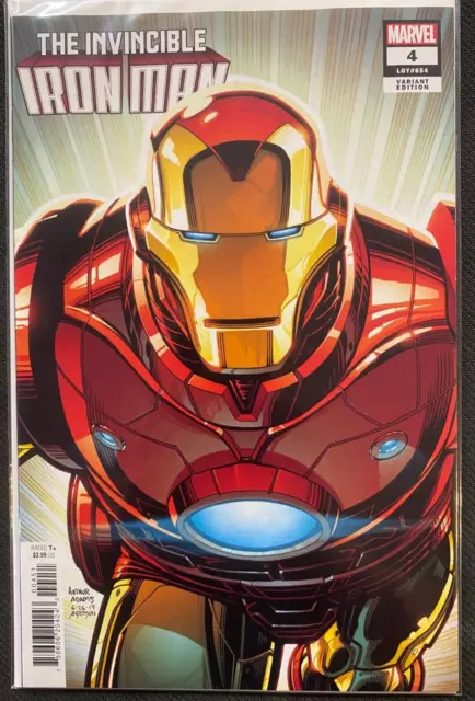 Invincible Iron Man #4 1:25 Adams Variant Marvel 2023 VF/NM Comics