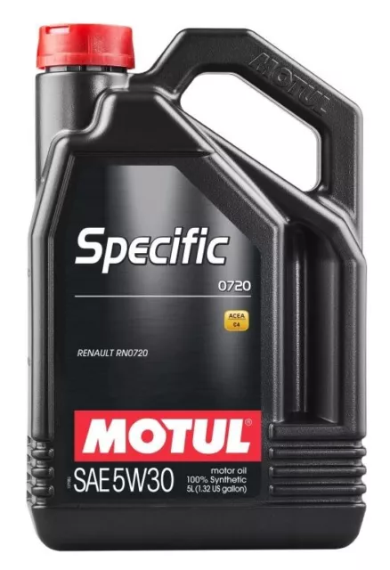 Motul - Huile Moteur Specific 0720 5W-30 5L - Ref 102209 - Livraison Gratuite