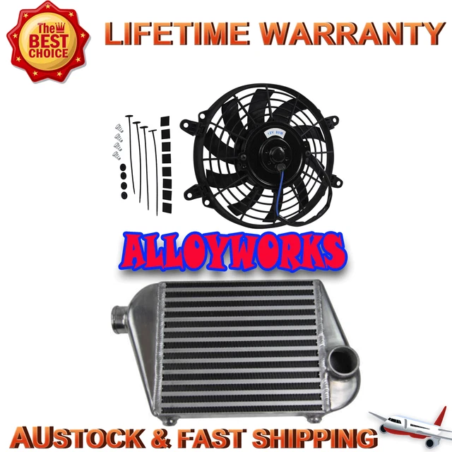 TOP MOUNT INTERCOOLER 9" Fan For Toyota Hilux KZN165 1KzTe 3L 4Cyl 02