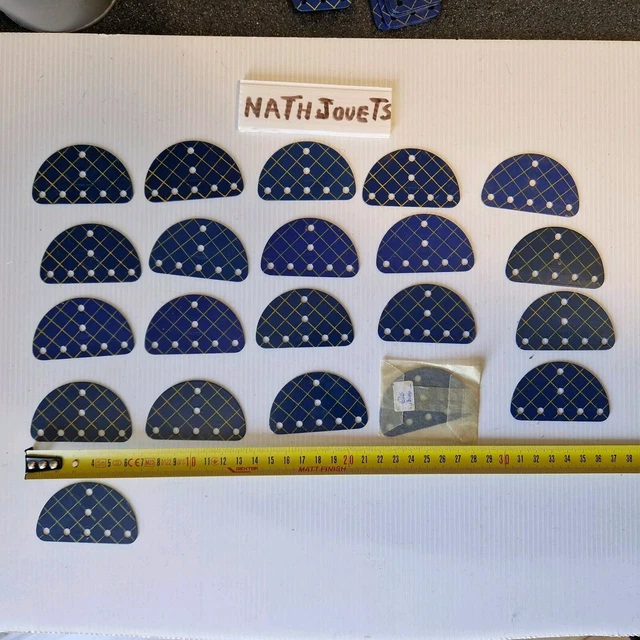 LOT MECCANO - (bleu) 119 pces= plaques, roues ... - FR