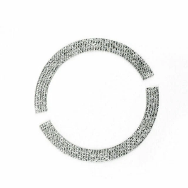 Adesivo Volante Auto Diamond Decorazione Anello Adesivo Per Mini Cooper R55/56/60 Bianco AH