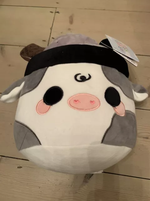 🐮 Collectable Cuddle Barn 9” Black Sesame Mooshake Plush New With Tags