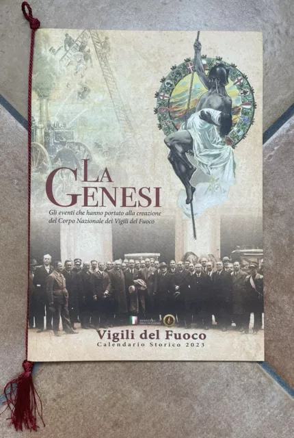 CALENDARIO Vigili Del Fuoco 2023 - La Genesi - NUOVO - Spedizione Tracciata