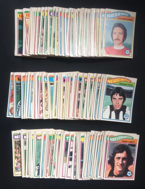 Topps Chewing Gum Football Cards 1978-79 Orange Backs